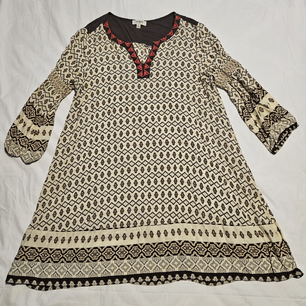 Umgee Charcoal Gray Dress